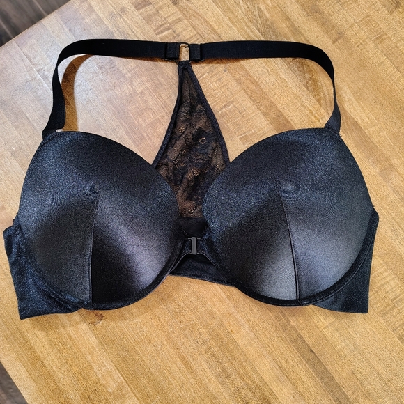 Curve Muse Women's Push Up  Underwire Halter Front Close Bras 42D - Picture 3 of 7